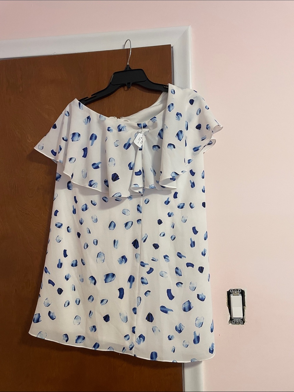 Off the shoulder mini dress